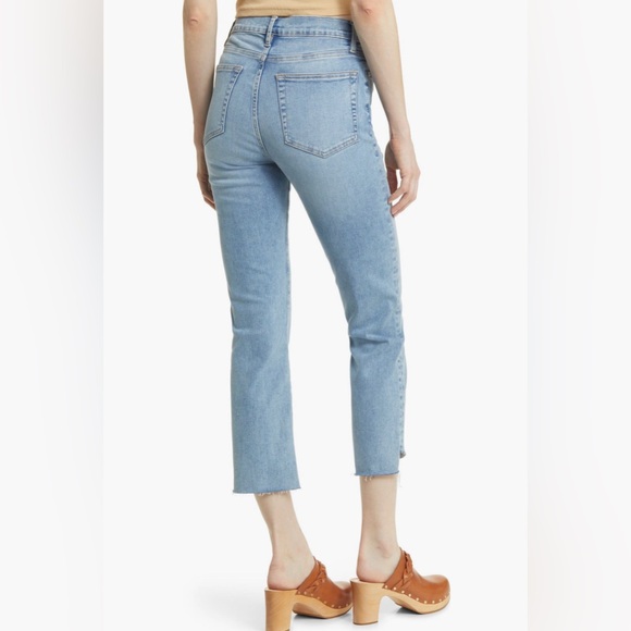 FRAME Le High Waist Cascade Ankle Straight Leg size 31 - Picture 3 of 9